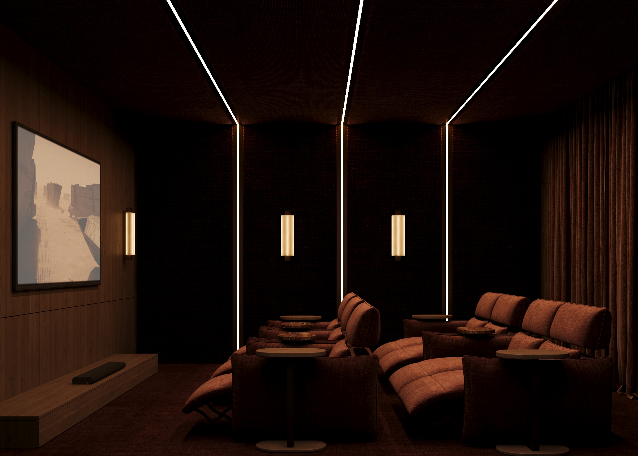 Even lighting for sports viewing