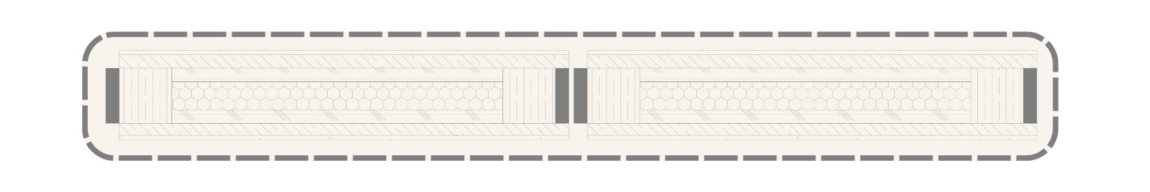 Wall panel profile strip