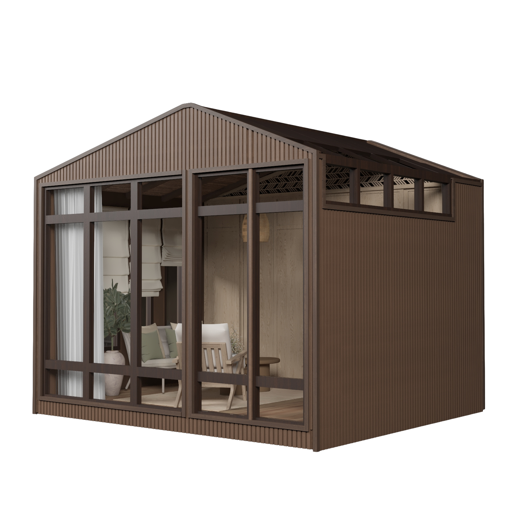 Dual Pitch Pod exterior view